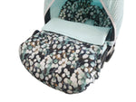 Maxi Cosi baby seat cover, replacement cover or fitted cover dark grey/duskymint