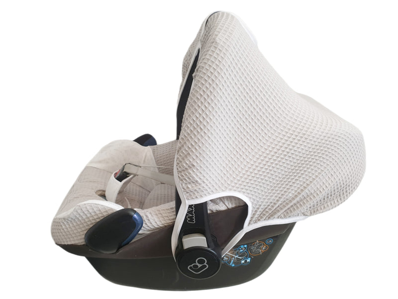 Maxi Cosi baby seat cover, replacement cover or fitted cover dark grey/duskymint