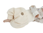 Atelier MiaMia Cool bloomers or baby set with button up to size. 140 Cord Terracotta