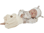 Atelier MiaMia Cool bloomers or baby set with button up to size. 140 Cord Terracotta