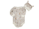 Atelier MiaMia Body with short and long sleeves, also available as Baby Set Anchor 10