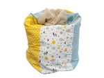 Kindersitzsack Sitzsack Babykissen Limitierte Auflage Dschungel, aqua, gelb von Atelier MiaMia