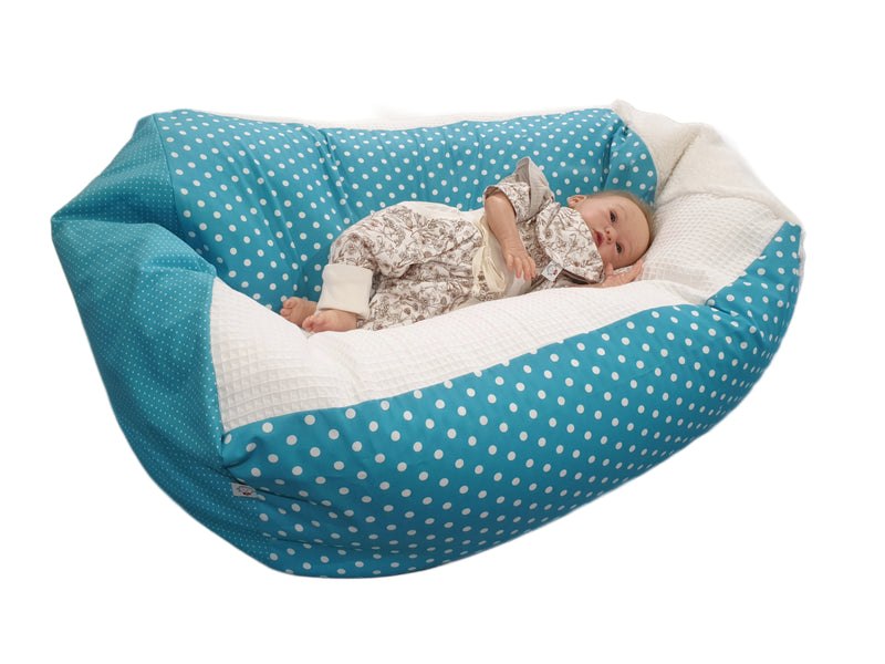 Atelier MiaMia children's beanbag beanbag baby cushion limited edition blue, owls